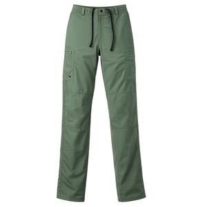 Cherokee Infinity Scrub Pants Men Medium Olive Green Cargo Drawstring Elastic